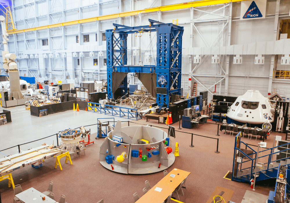Inside NASA facilities showcasing space and technology