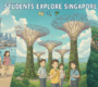 Students exploring Singapore on an educational tour