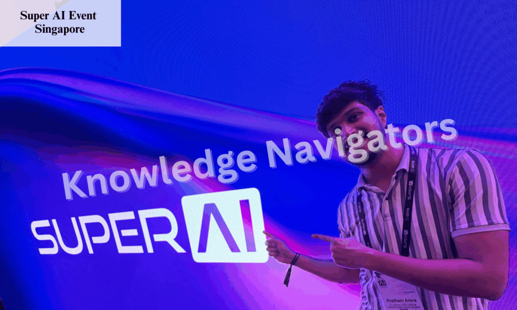 College students attending the Singapore Super AI Event to explore innovations in artificial intelligence and technology