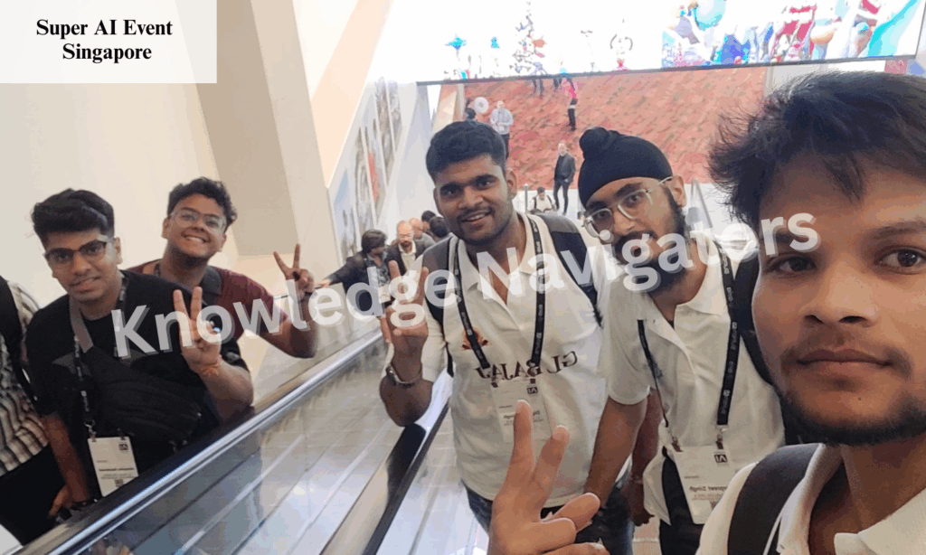College students attending the Singapore Super AI Event to explore innovations in artificial intelligence and technology