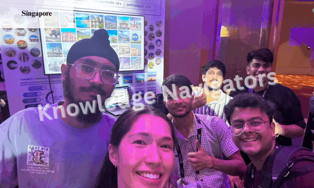 College students attending the Singapore Super AI Event to explore innovations in artificial intelligence and technology