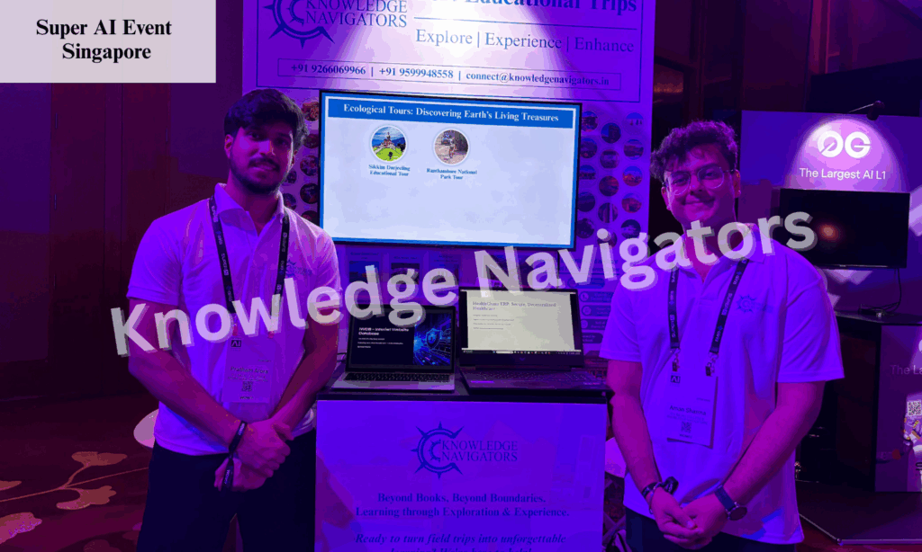 College students attending the Singapore Super AI Event to explore innovations in artificial intelligence and technology